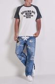 חולצת טי בגזרה ישרה